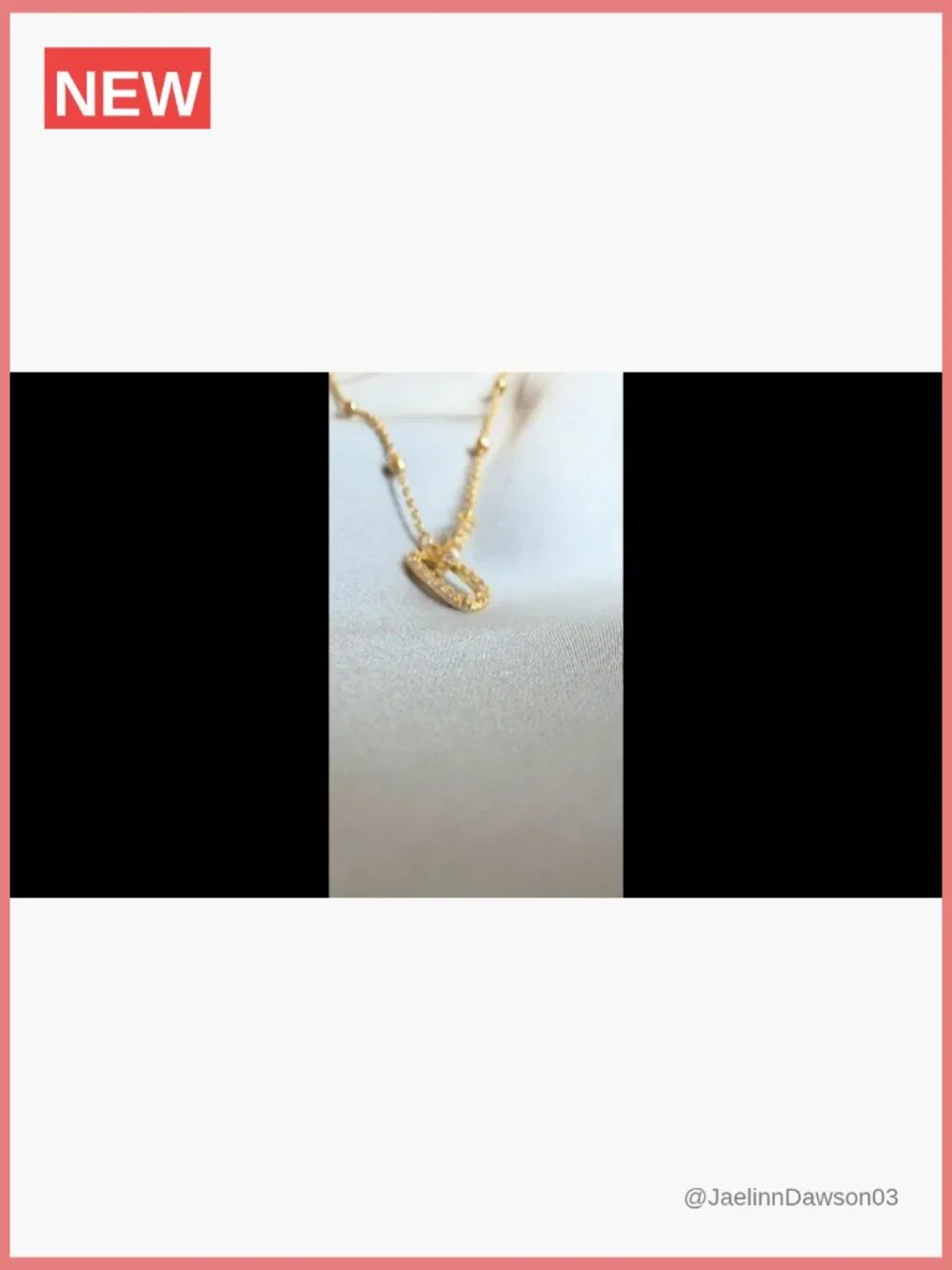 Dainty Paperclip Sun Necklace 14k Gold Plated CZ Pendant for Women